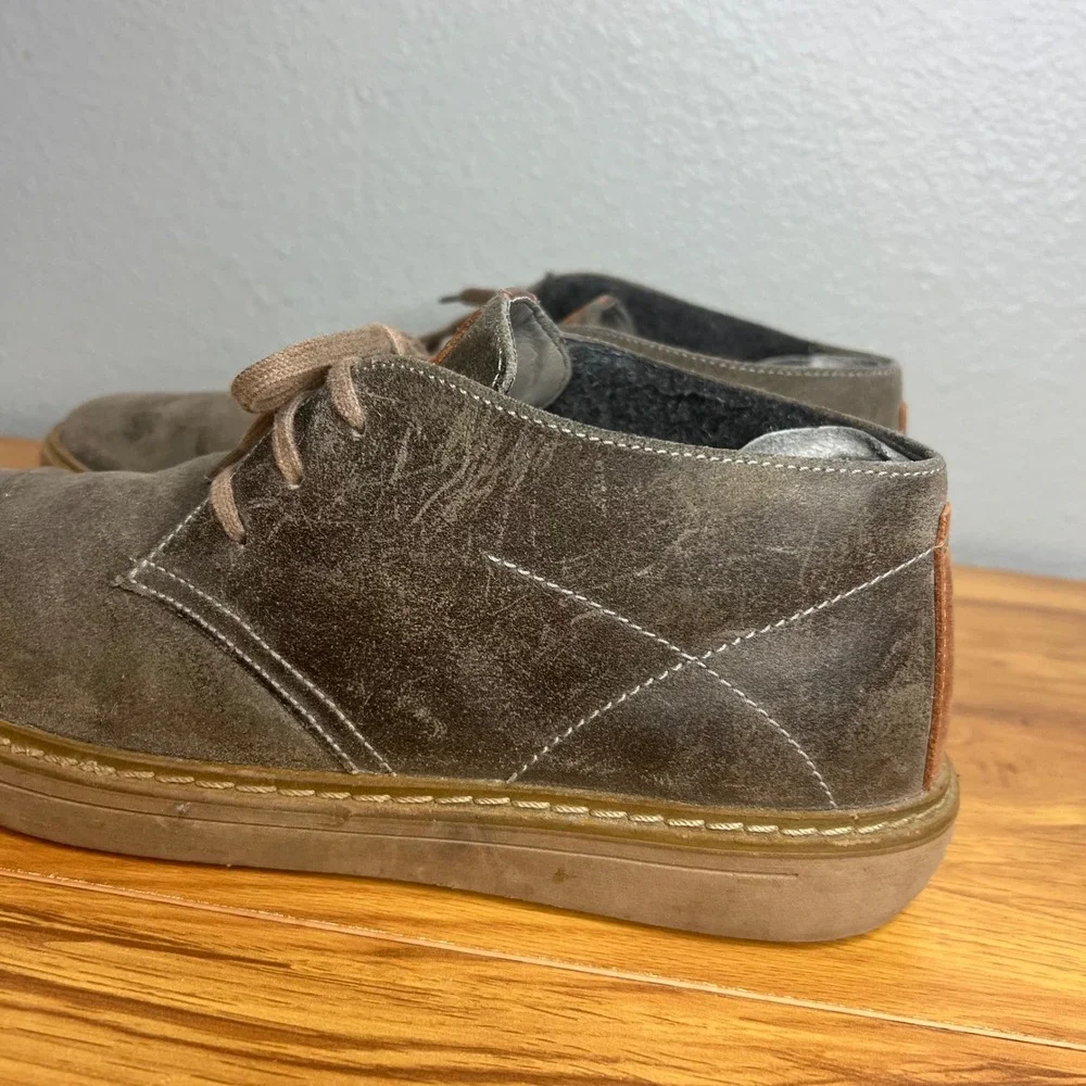 Josef Seibel Quentin Chukka Boots Mens 45 Brown Suede Desert Boot Lace Up Casual